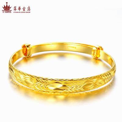 经典与华美的结合 萃华金店千足金牛鼻手镯与珍珠饰品的鉴赏