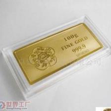 上海造币厂铸造24k黄金投资金条 集投资、收藏与礼品价值于一身