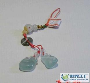 翡翠玉石手机链 传统工艺与现代时尚的完美融合